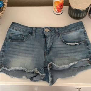 Juniors jean shorts